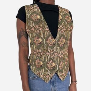 Vintage 90s beaded vest